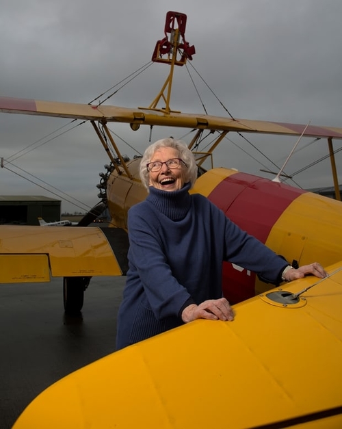 A Wing Walking Daredevil at 88